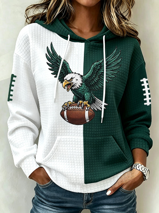Women'S Football Hometown Team Fan Enthusiast Print Sweatshirt