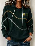 Women's Football Print Sweatshirt