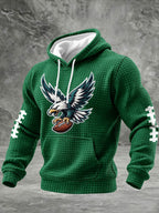 Men'S Football Printed Casual Hoodie