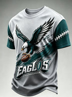 Men'S Football Fan Waffle T-Shirt