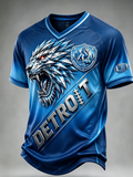 Men'S Football Game Print Casual T-Shirt