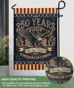 USA 250Th Anniversary 1776–2026 House Flag – Retro We The People Bald