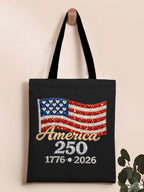 Unisex American Flag Printed Casual Bag