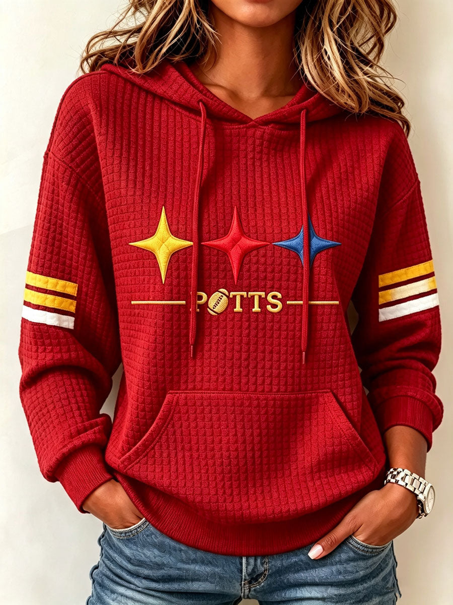 Women's Football Print Sweatshirt