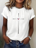 Women'S Casual Patriotic Faith T-Shirt