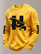 Men'S Football  Printed Waffle T-Shirt