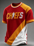 Men'S Football Fan Waffle T-Shirt