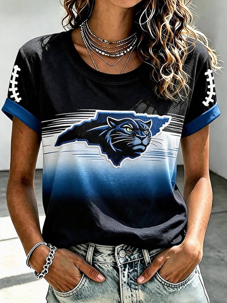 Women'S Sports Gradient Football T-Shirt