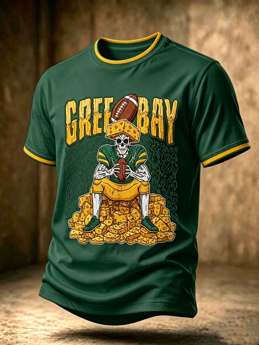 Men'S Football Fan Printed T-Shirt