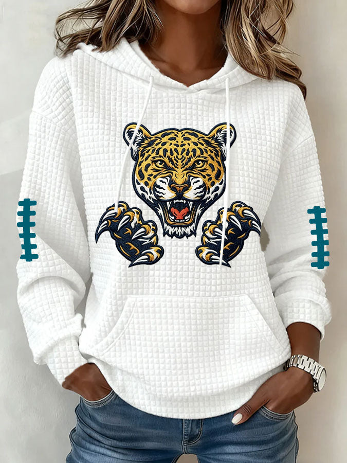 Women's Football Print Sweatshirt