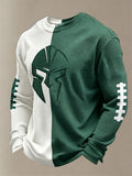 Men'S Football  Printed Waffle T-Shirt