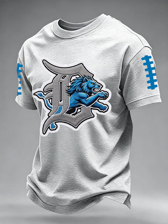 Men's Football Printed Short-Sleeve T-Shirt