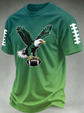 Men'S Football Print Waffle T-Shirt