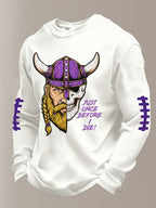 Men'S Football  Printed Waffle T-Shirt