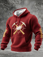 Men'S Football Printed Casual Hoodie