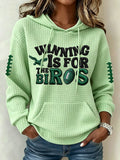 Women's Football Print Sweatshirt
