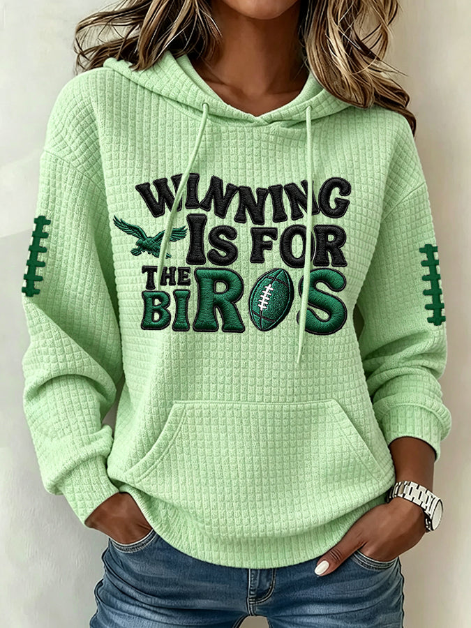 Women's Football Print Sweatshirt