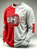 Men'S Rugby Printed Waffle T-Shirt