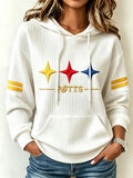 Women's Football Print Sweatshirt