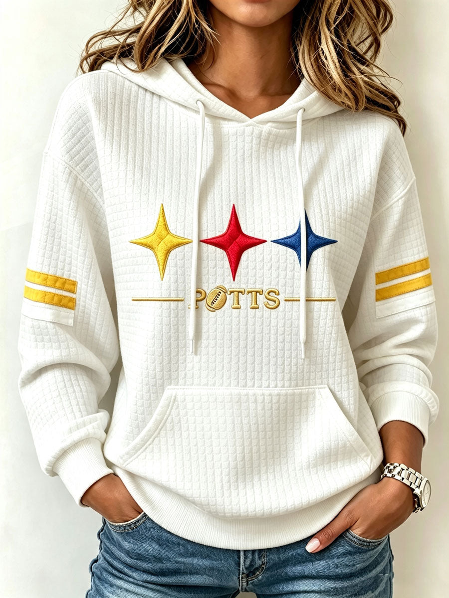 Women's Football Print Sweatshirt