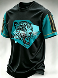 Men's Football Print Waffle T-Shirt