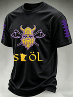 Men'S Football Print Waffle T-Shirt