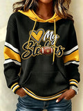 Women's Football Print Sweatshirt