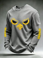 Men'S Football  Printed Waffle T-Shirt