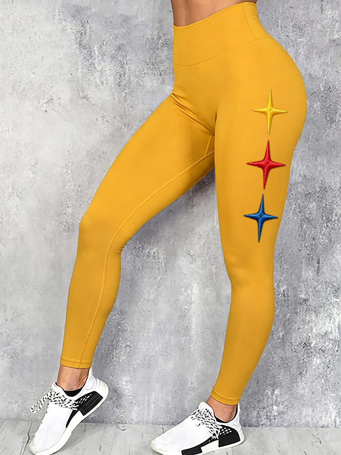 Women'S Football Print Leggings