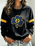 Women's University Rugby Round Neck Sports Shirt