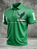 Men'S Football  Print Casual Polo
