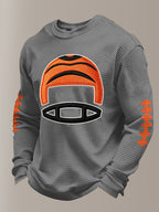 Men'S Football  Printed Waffle T-Shirt