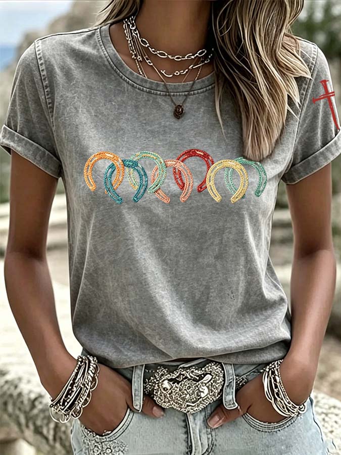 Women'S Faith Printed T-Shirt