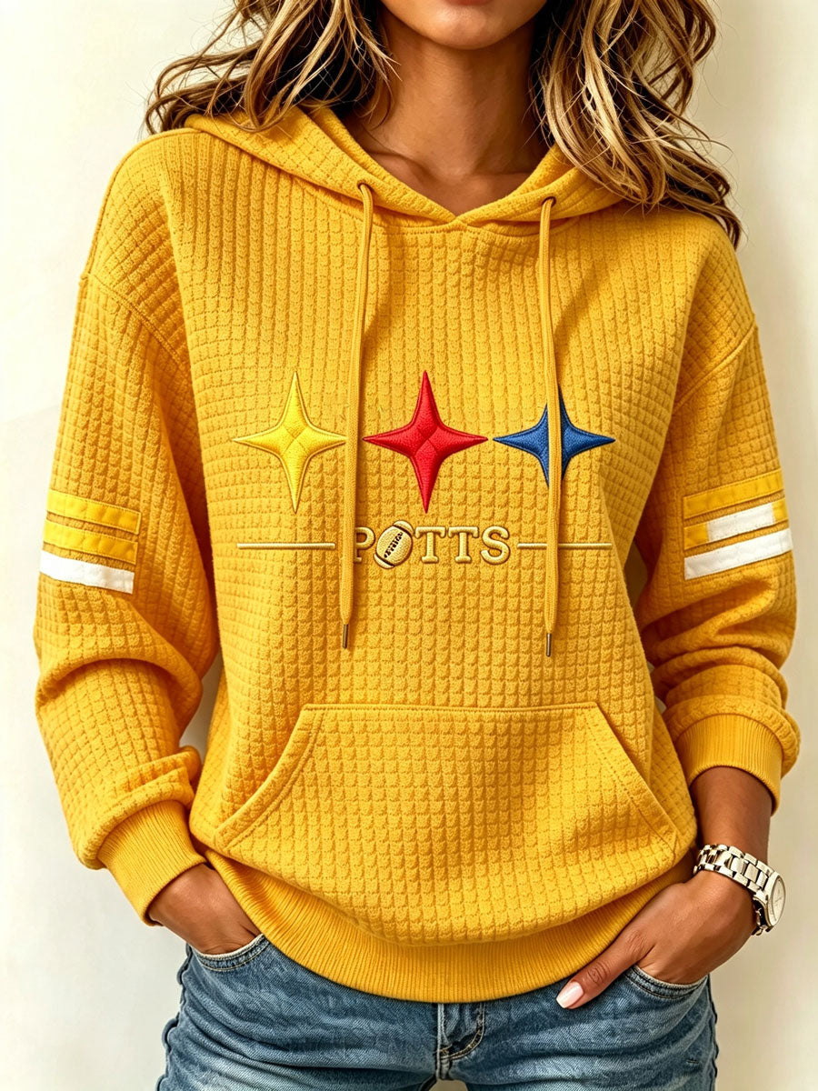 Women's Football Print Sweatshirt
