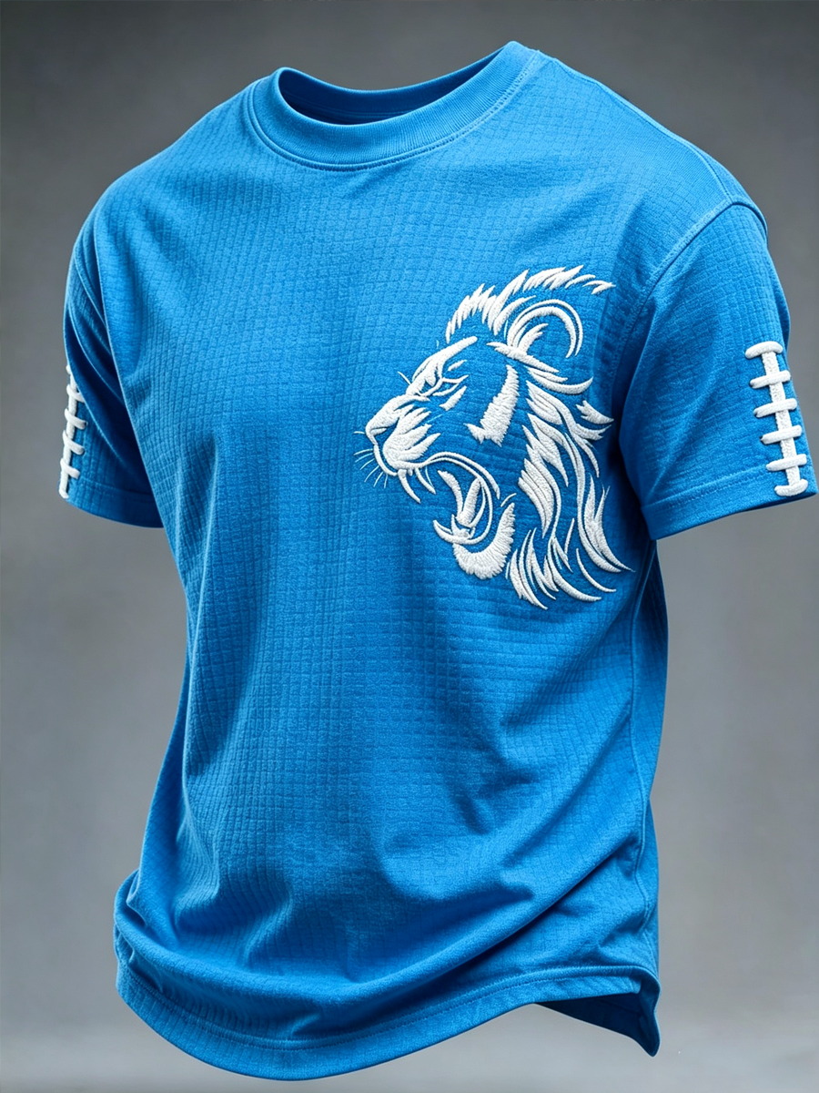 Men'S Rugby Fan Printed Casual T-Shirt