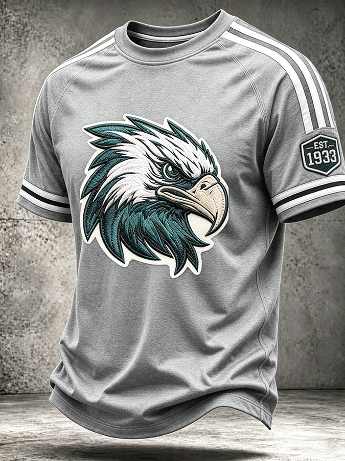 Men's Football Printed Short-Sleeve T-Shirt
