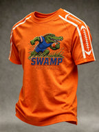 Men'S Football Fans Printed Short Sleeve T-Shirt
