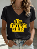 Women's Football Printed Casual Sweatshirt