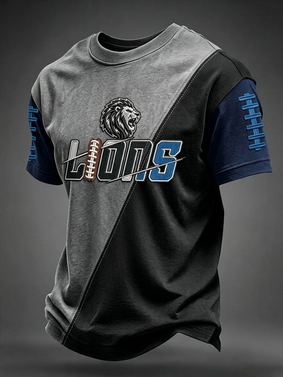 Men's Football Printed Short-Sleeve T-Shirt
