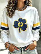 Women's University Rugby Round Neck Sports Shirt
