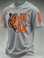 Men'S Football Print Waffle T-Shirt
