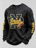 Men'S Rugby Printed Waffle T-Shirt