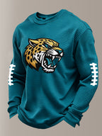 Men'S Football  Printed Waffle T-Shirt