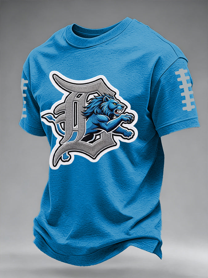 Men's Football Printed Short-Sleeve T-Shirt