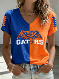 Women's Football Printed Casual Sweatshirt