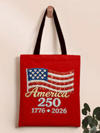 Unisex American Flag Printed Casual Bag