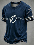 Men'S Rugby Enthusiast Short Sleeved T-Shirt