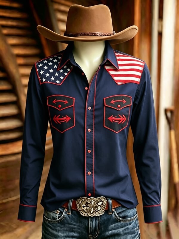 250Th Anniversary American Women'S Flag Commemorative Printed Shirt