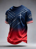 Men'S Faith Print Short Sleeve T-Shirt
