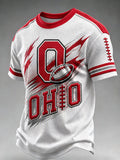 Men'S Football Fan Waffle T-Shirt